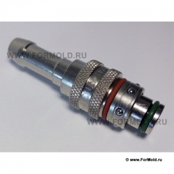 Ниппель, 2-10108-10010 (Rectus 608KFTF10MVN). Parker. БРС для воды, БРС для охлаждения, БРС для нагрева пресс-форм. БРС для пара